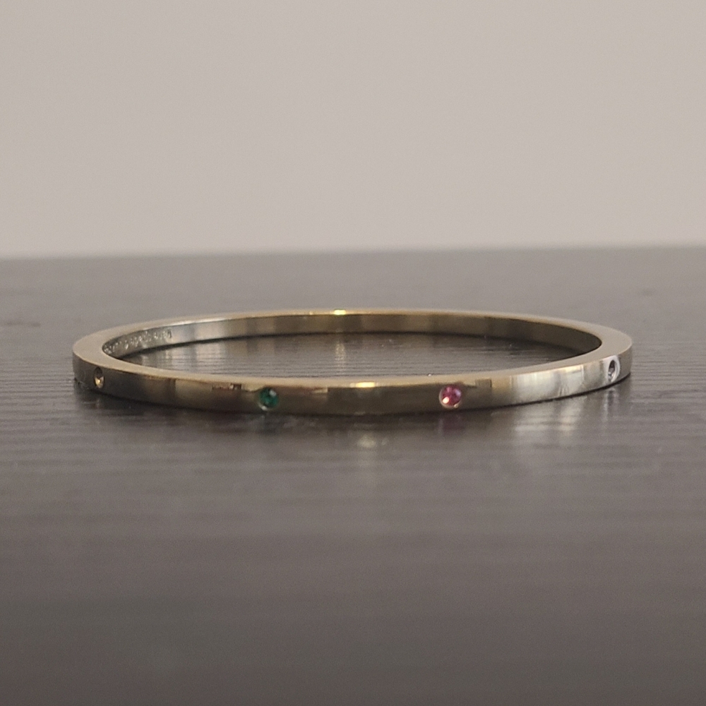 Kate Spade Set in Stone Gold Bangle, retail $48
